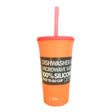 Gosili Silicone Straw Cups - 16OZ