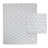 LOVE by Little Giraffe Silky Dot Blanky