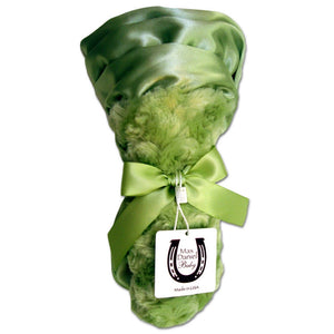 Max Daniel Rosebuds and Satin Security Blanket (Celery)