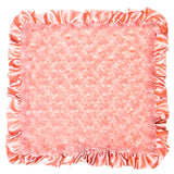 Max Daniel Rosebuds and Satin Security Blanket (Coral)