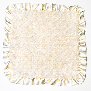 Max Daniel Rosebuds and Satin Security Blanket (Ivory)